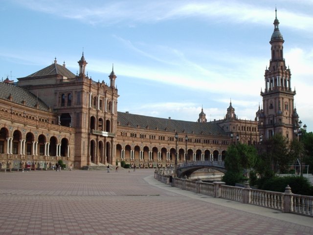 P5190168  Plaza espaa - Exposicion Ibero Americana - Sevilla